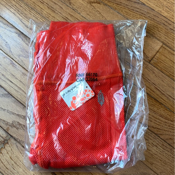 Free People Free Throw Leggings in Ripe Persimmon - Picture 5 of 5